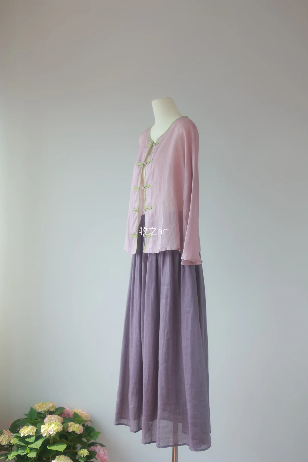 浮生又夏｜新中式苎麻衬衣