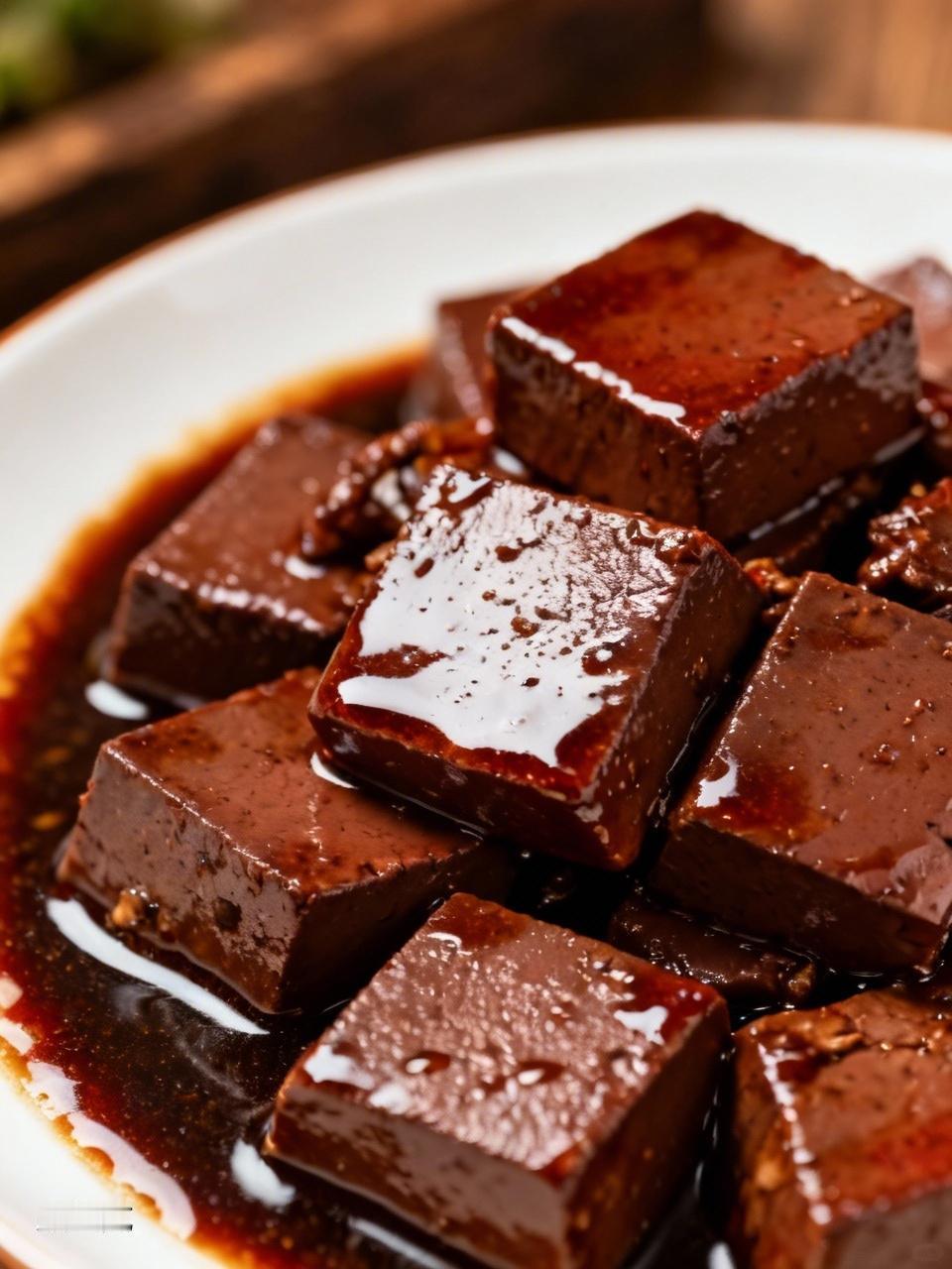 AI妙生图六十年代在农村时，弹棉花的家庭每周要吃一次猪血，说是為清理肠胃，维护健