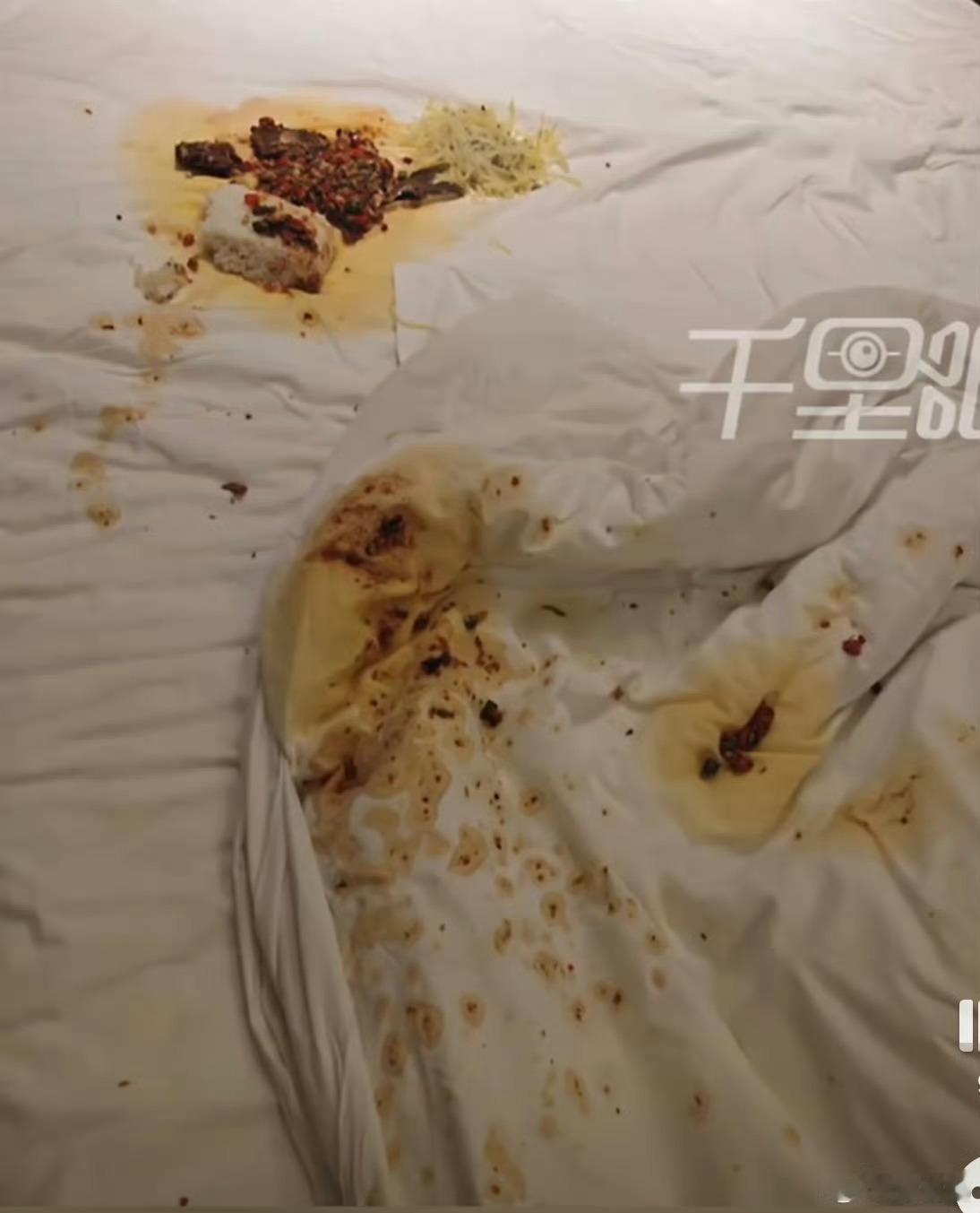 丁是丁，卯是卯，该赔多少赔多少。情侣住酒店把饭菜倒床上摔杯跑路