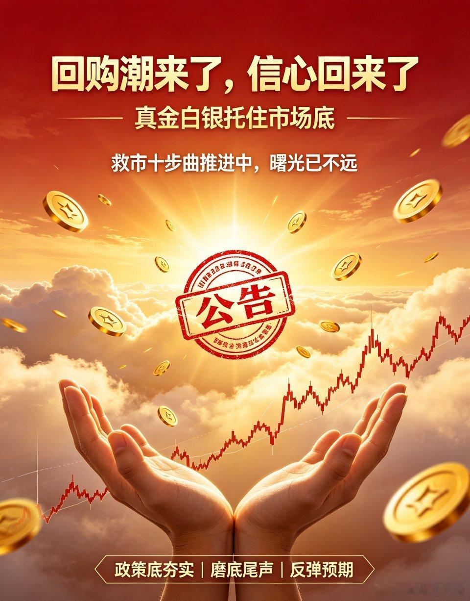 A股行情上市公司密集回购托市！A股救市节奏稳步推进，曙光临近晚间A股暖风频吹！一