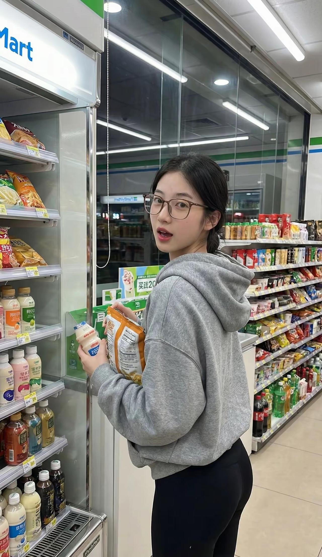 下班逛超市，买买买，吃吃吃，舒服自然的就是最美的，