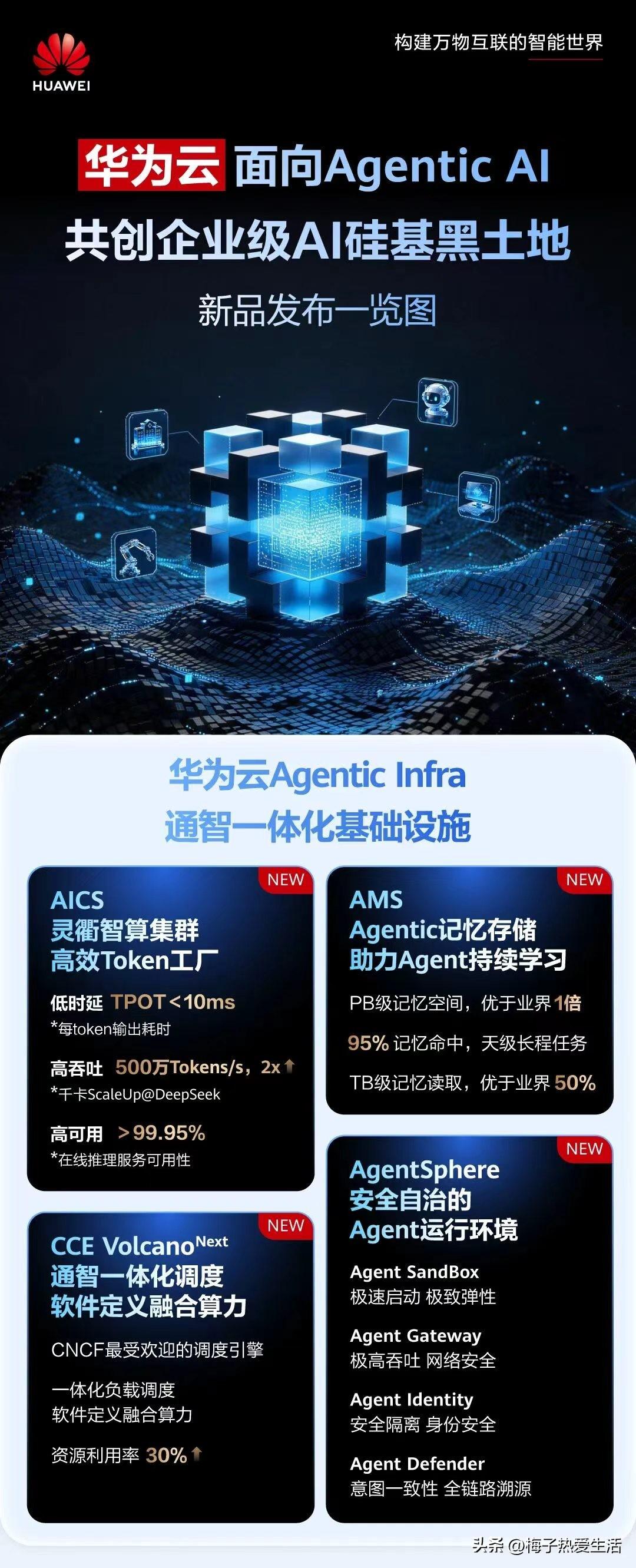 站在行业发展的角度来看，华为云本次批量推出的海量新品，为整个Agentic AI