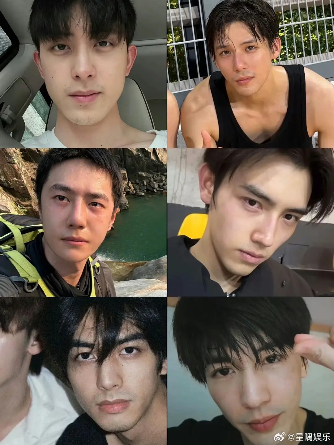 男明星素颜，这波谁能胜出？敖瑞鹏｜王安宇｜王一博｜陈飞宇｜宋威龙｜张凌赫 