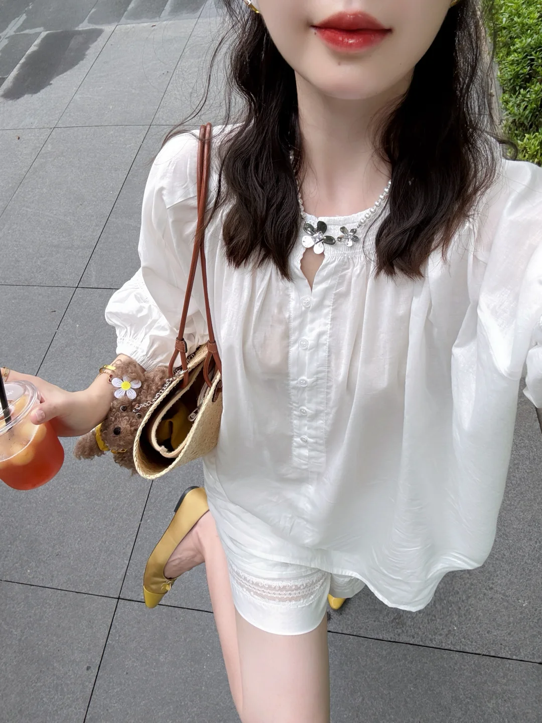 夏天一身白真的好干净🐤周末穿舒服自在就好