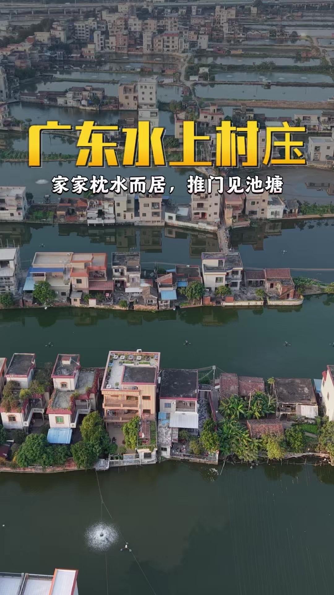 🏡眼前这处梦里水乡，真是把世外桃源搬进现实了！家家枕水而居，推门就是池塘，出门