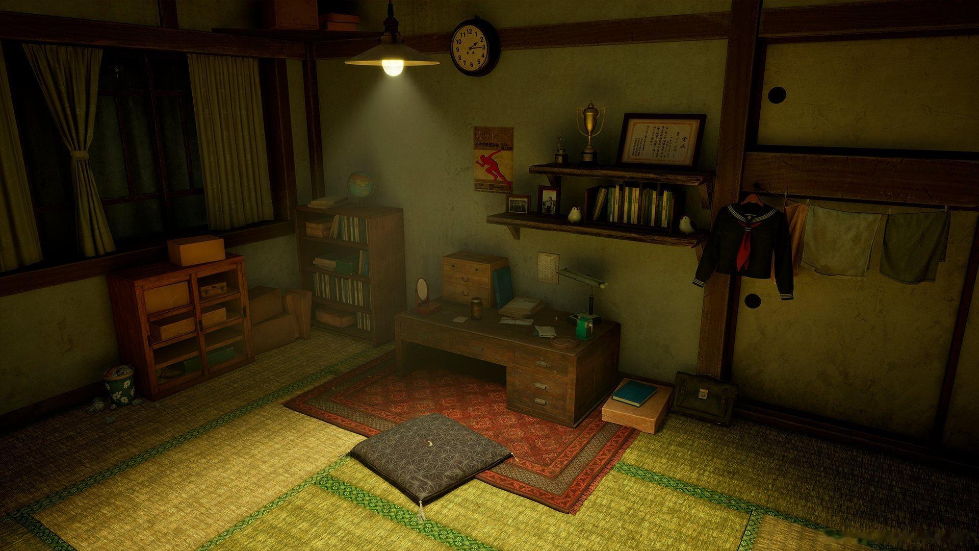《寂静岭f》官推更新了女主房间地游戏截图，本作将于9月25日登陆PC/PS5/X