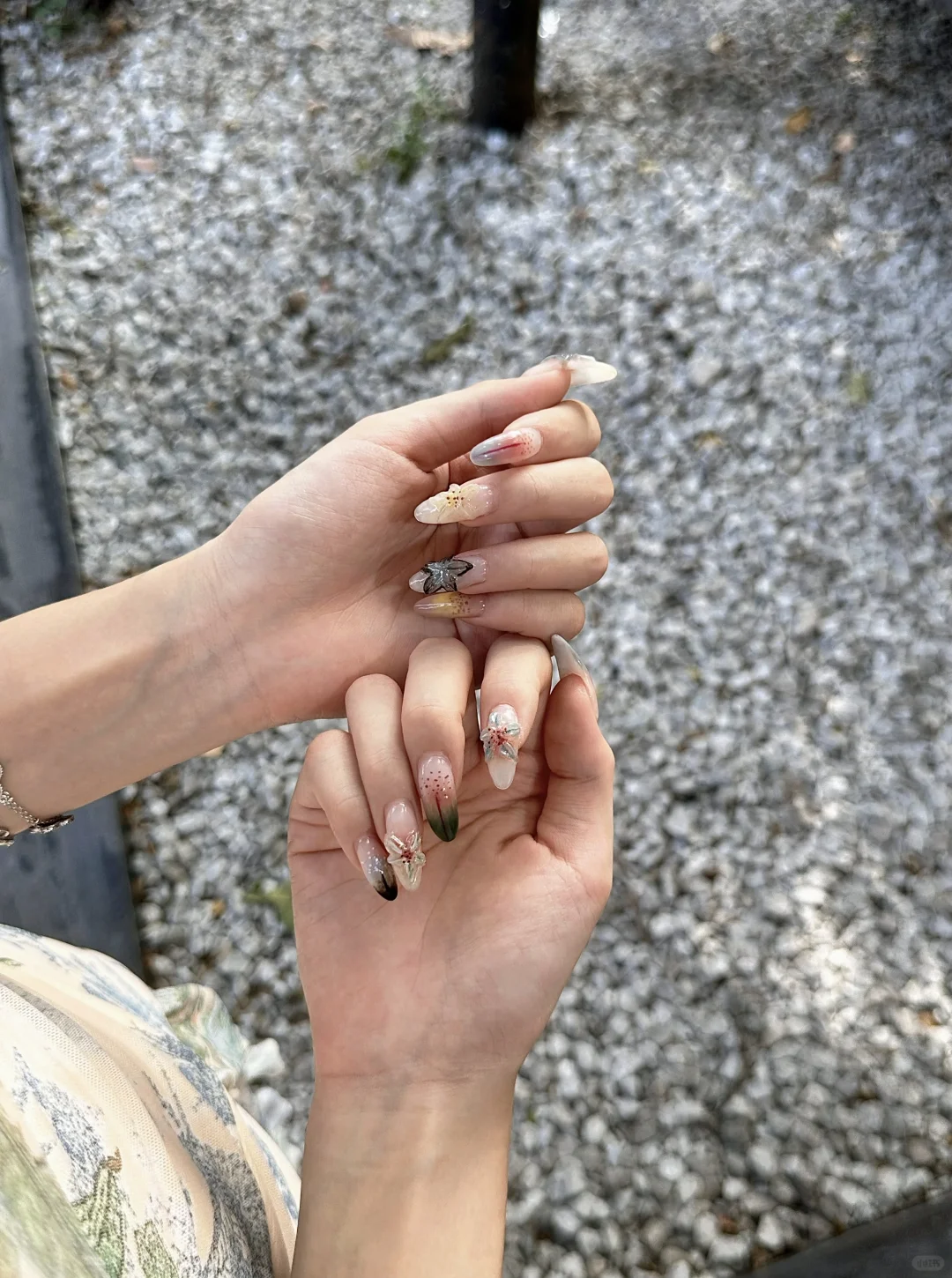 喜欢我这次做的美甲🌺｜马来西亚槟城
