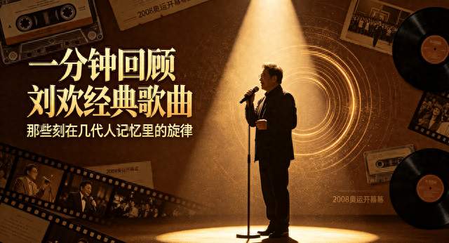 标题：一首歌一段回忆！一分钟重温刘欢经典歌曲，首首戳心