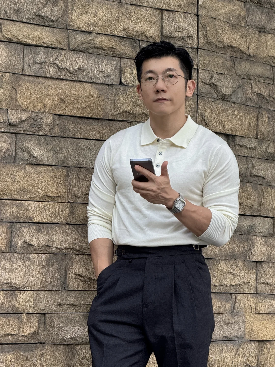 穿着温柔的polo去抵抗这个世界