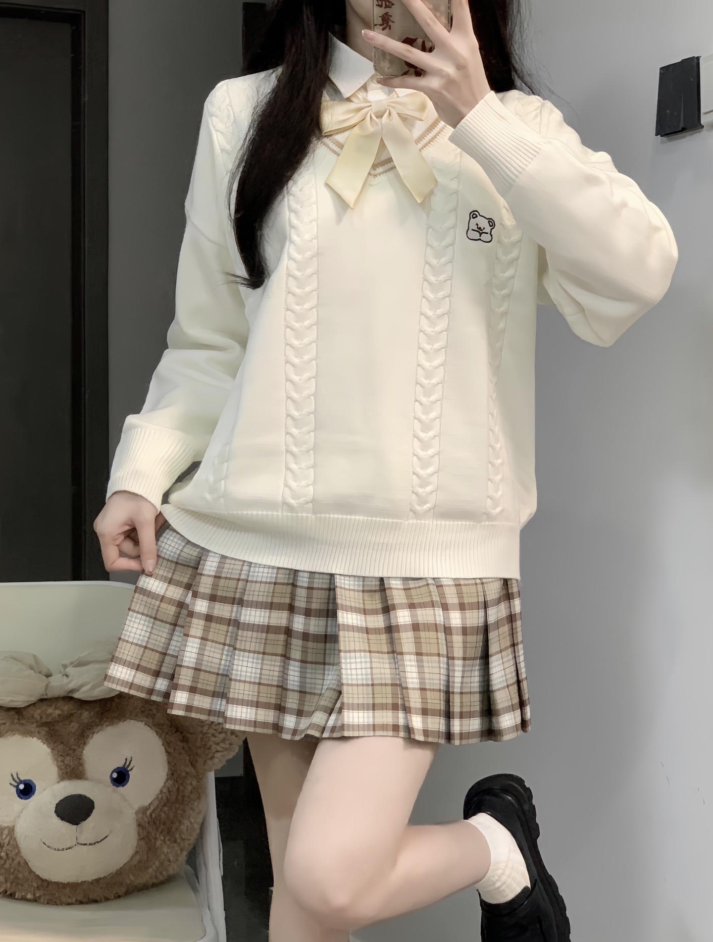jk制服 我的穿搭日记 生活碎片 开春搭配 今天穿什么