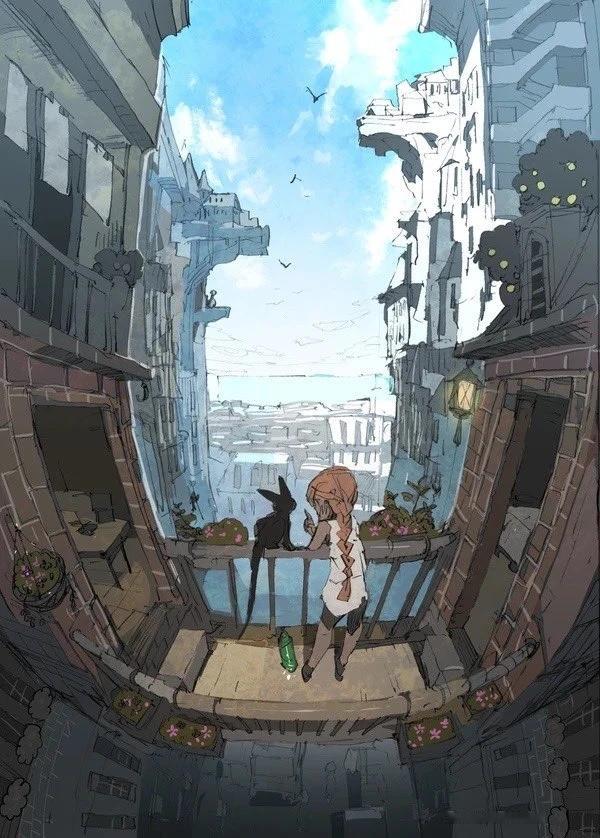 夏日企画壁纸头像插画师 DemizuPosuka 