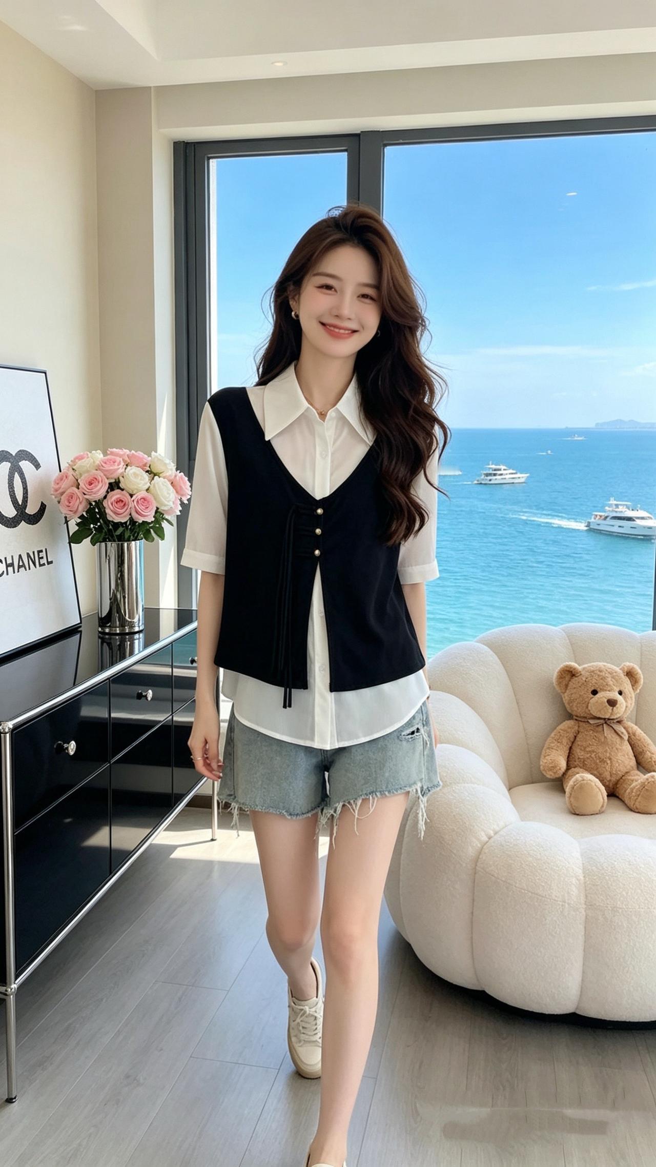 显瘦衬衫 洋气上档次 谁穿谁好看 面料柔软舒适