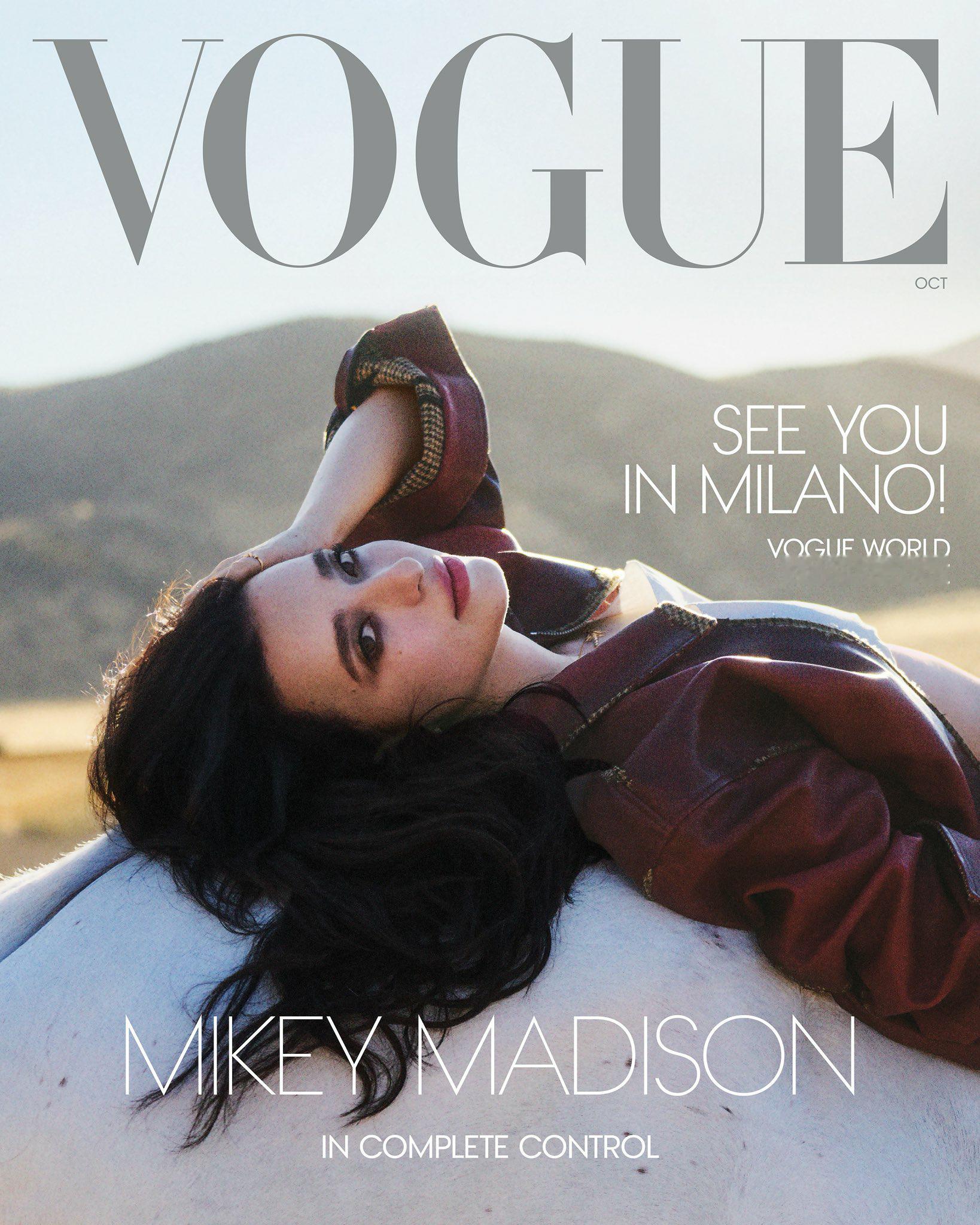 影后米奇麦迪森登上《VOGUE》银十刊封面及写真美图大赏！[亲亲][爱你][色]