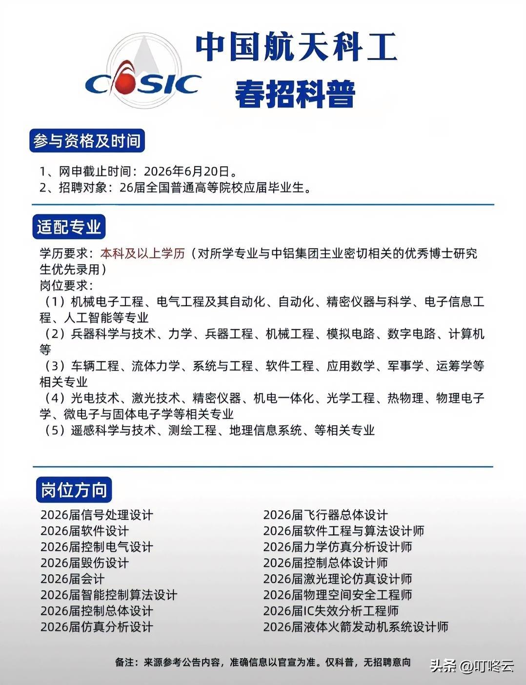 哪些岗位属于铁饭碗?✨ 航天科工26年春招深度解析：高学历工科生的央企优选！[万