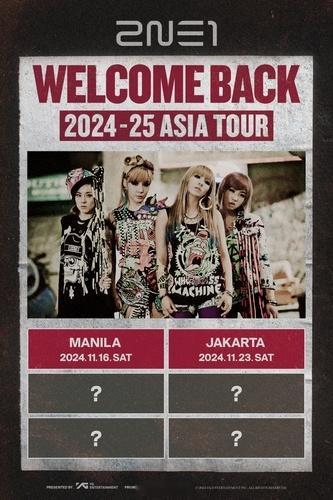 【#2NE1#将举行亚洲巡回演唱会“WELCOME BACK”】2NE1将于11