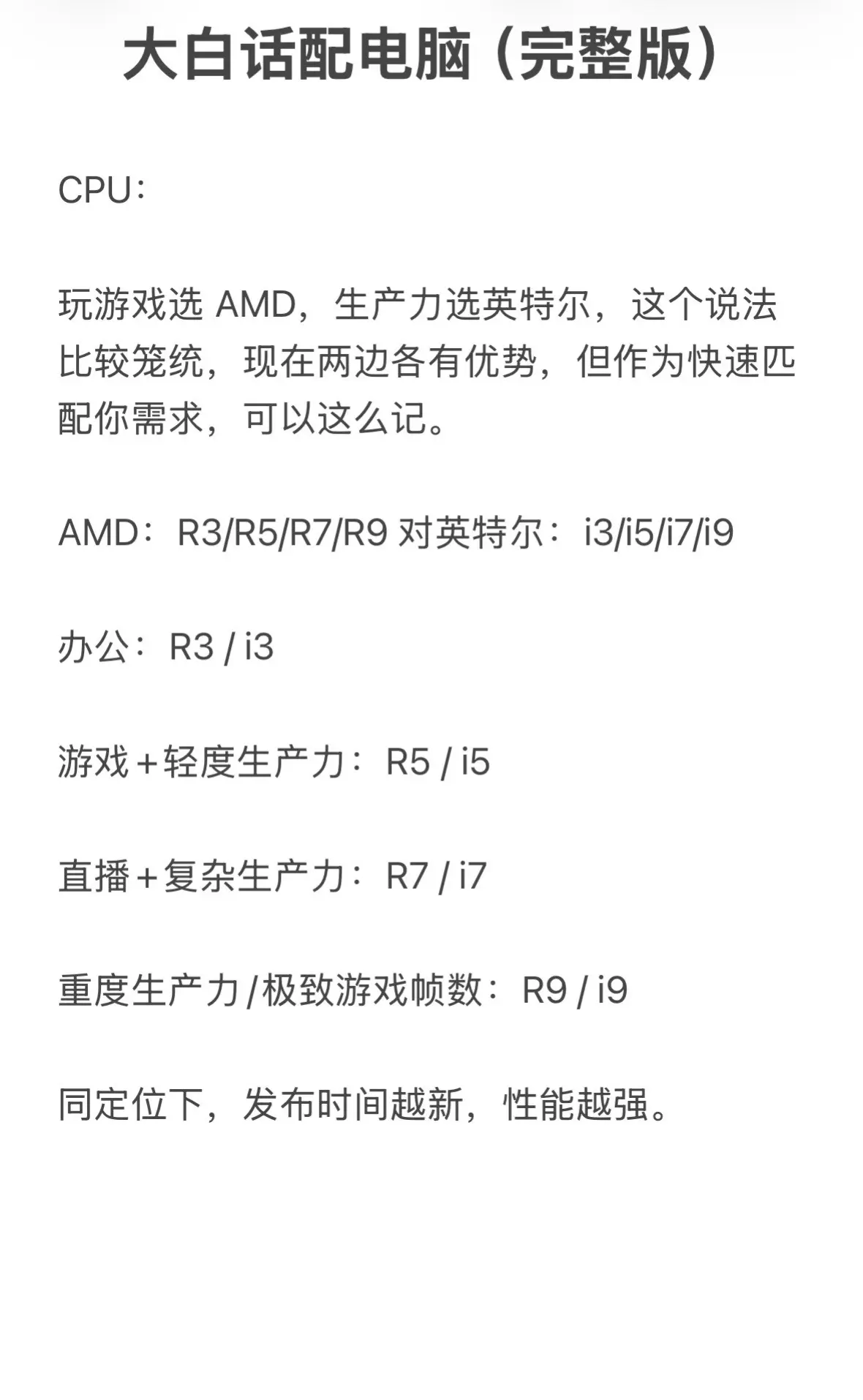 大白话教会电脑小白怎么根据需求搭配电脑。认真看完，你就能轻松学会，自己...