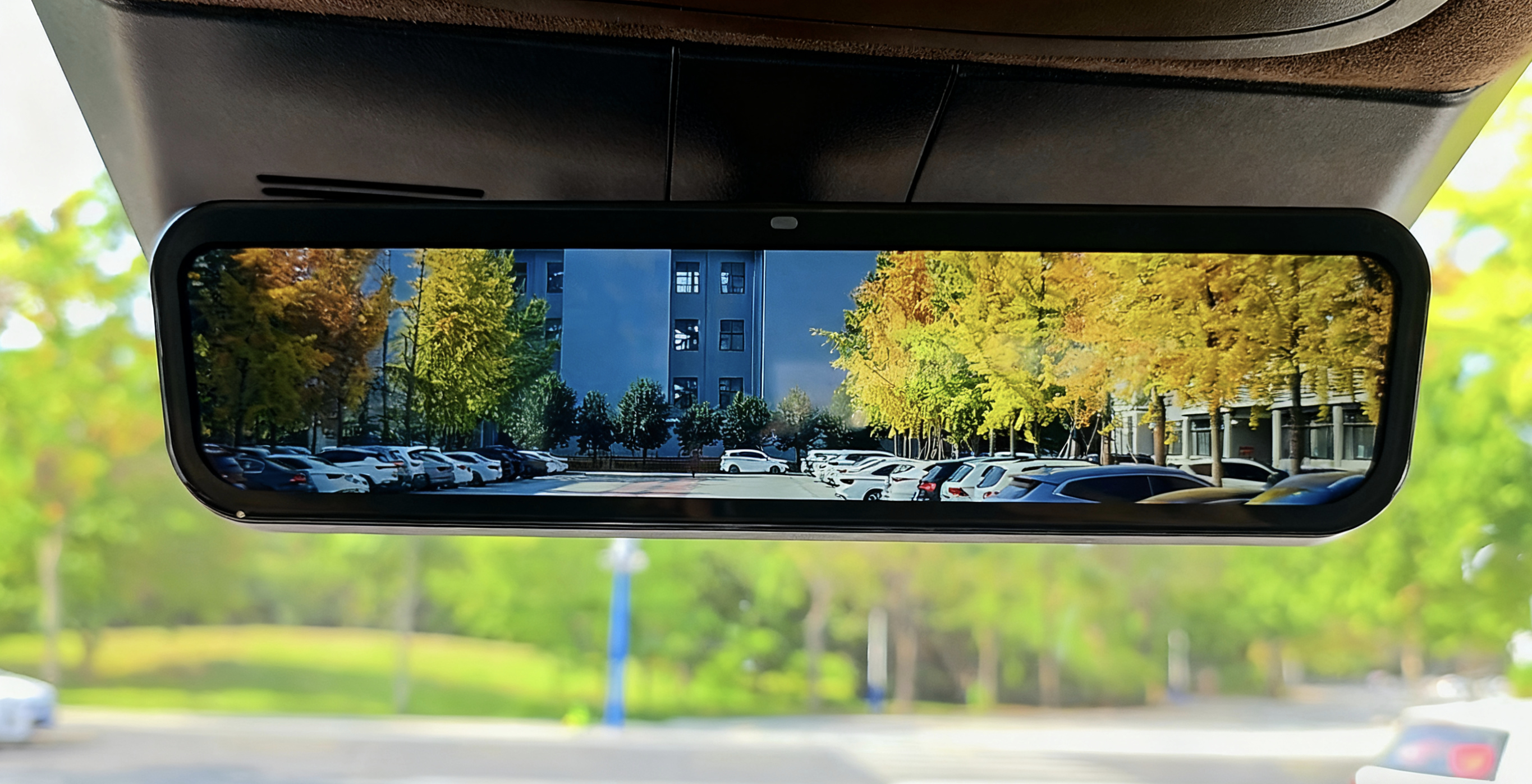 最近坦克700后视镜很火，周末我去和银杏路也拍了一些坦克700后视镜的秋天图片，