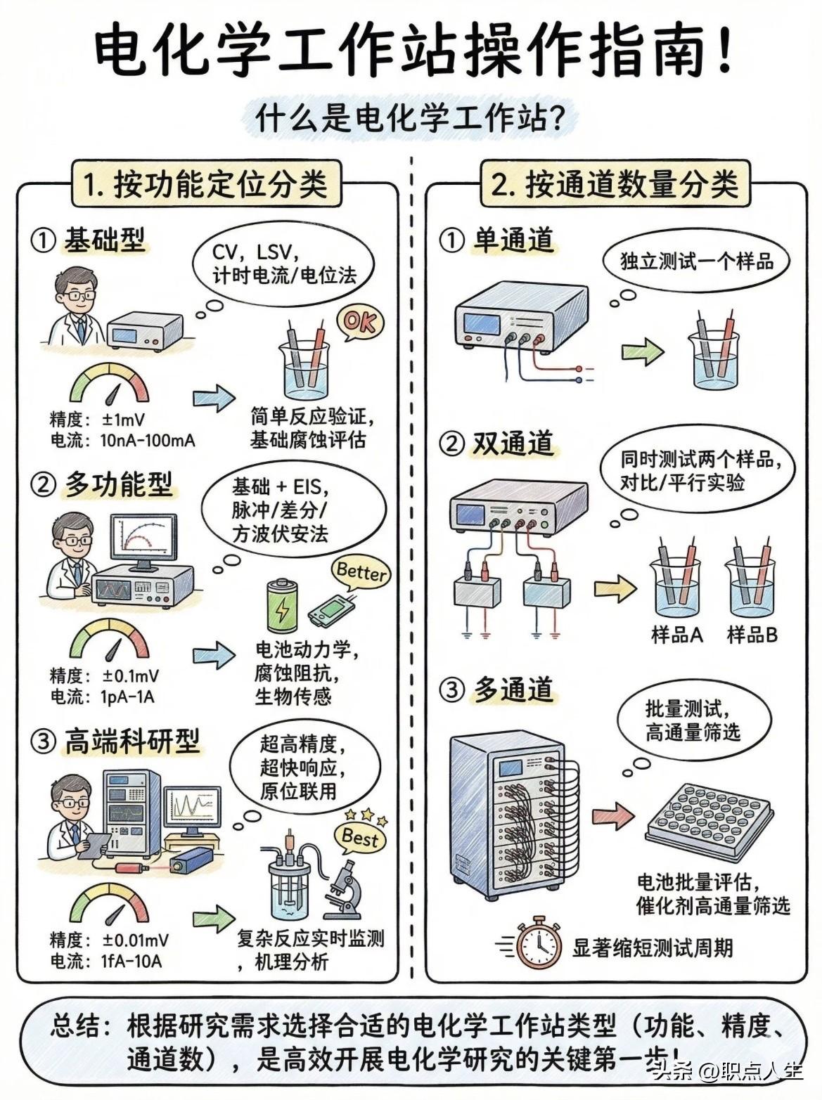 一图了解电化学工作站！