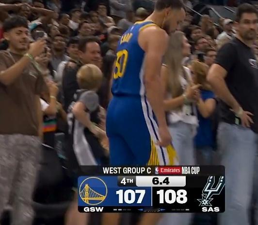 犯规犯规 库里罚球 