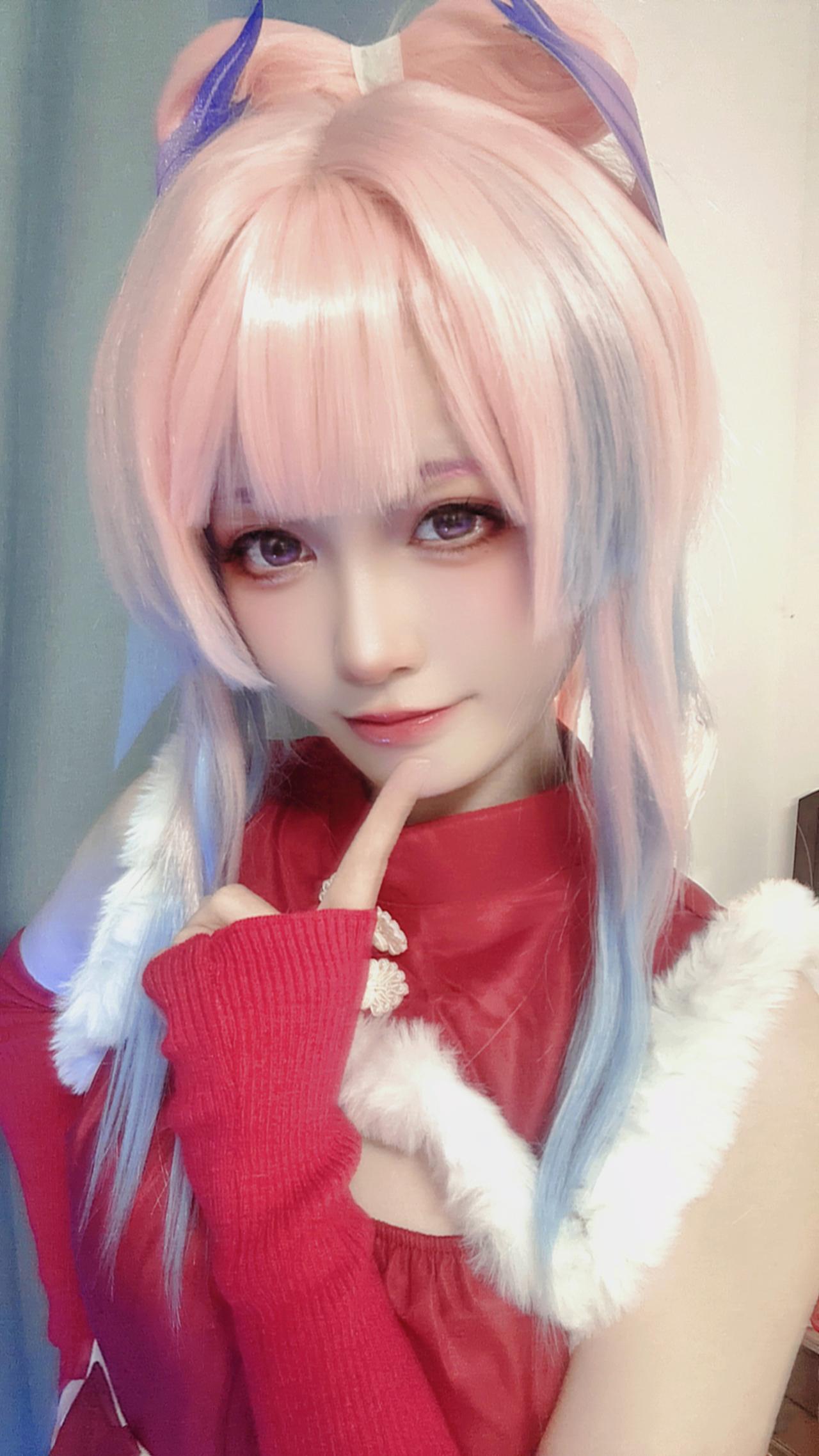 圣诞节的答案，是圣诞珊瑚宫心海！
COSER：coser真妍子#原神##游戏##