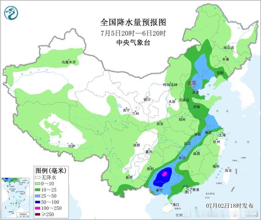 【强降雨】无论是昨晚到今天的实况，还是未来3天的预报，降水大致分为三块。一个是东