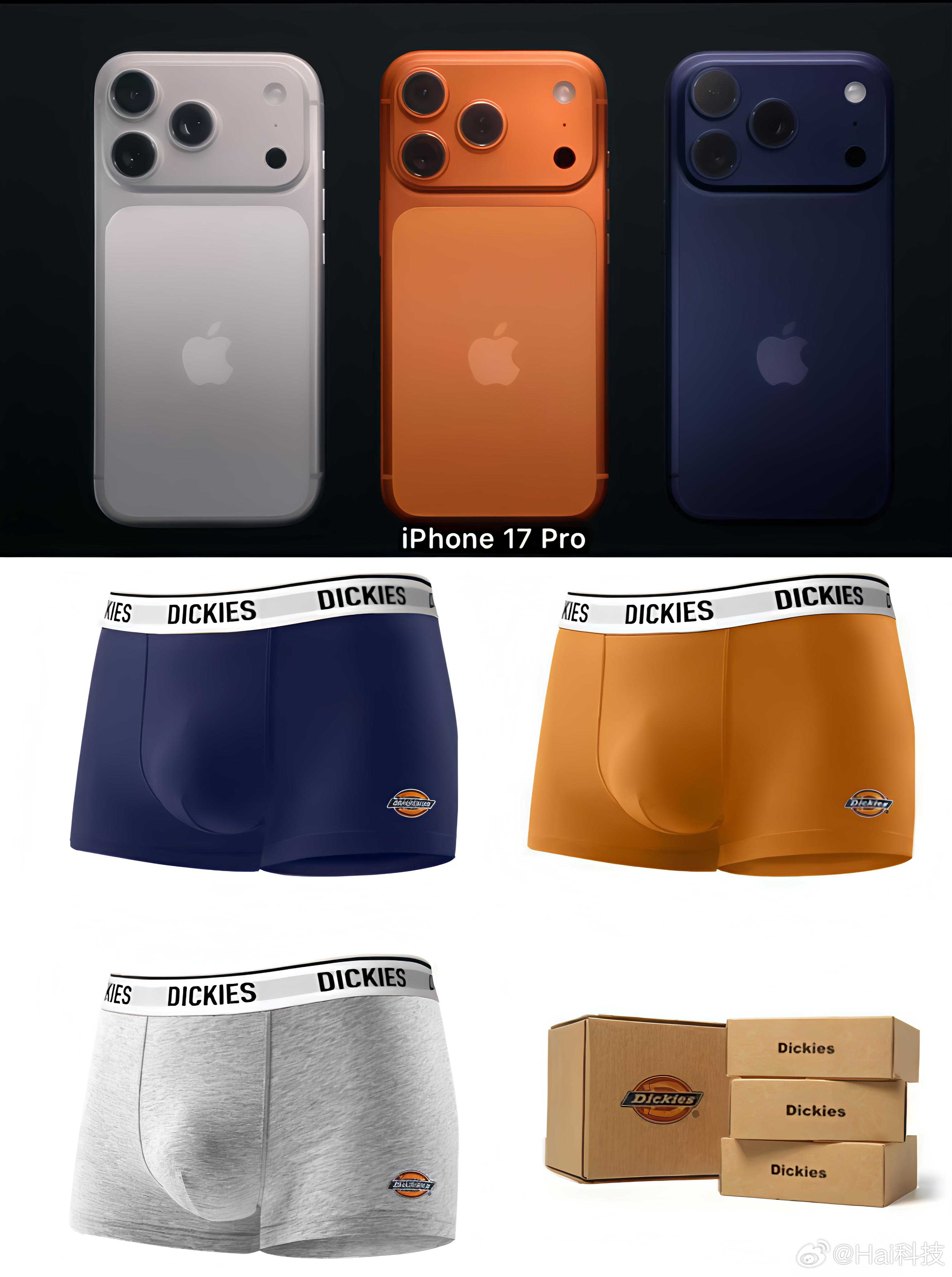 今天iPhone17热度居高不下啊，不过这谁整的缺德图[偷笑][偷笑][偷笑]这