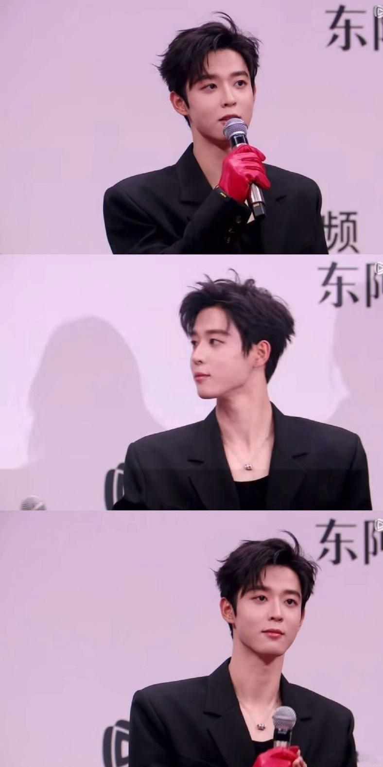 吴宇恒的帅商恐在我之上黑色西装配东方美学头饰，破碎感和贵气双buff叠满，生图怼