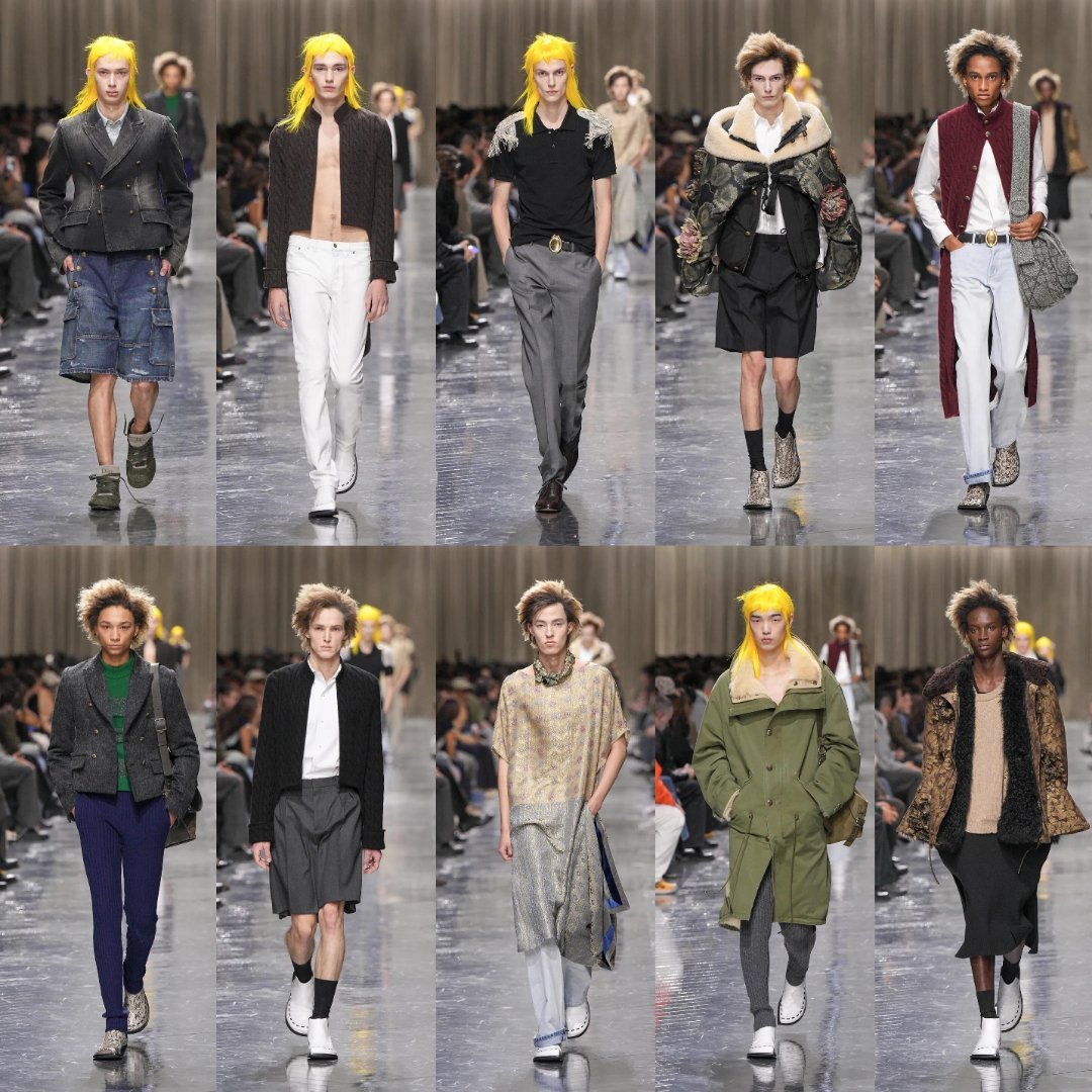 DIOR大秀男装周巴黎男装周 Jonathan Anderson × 迪奥大秀J