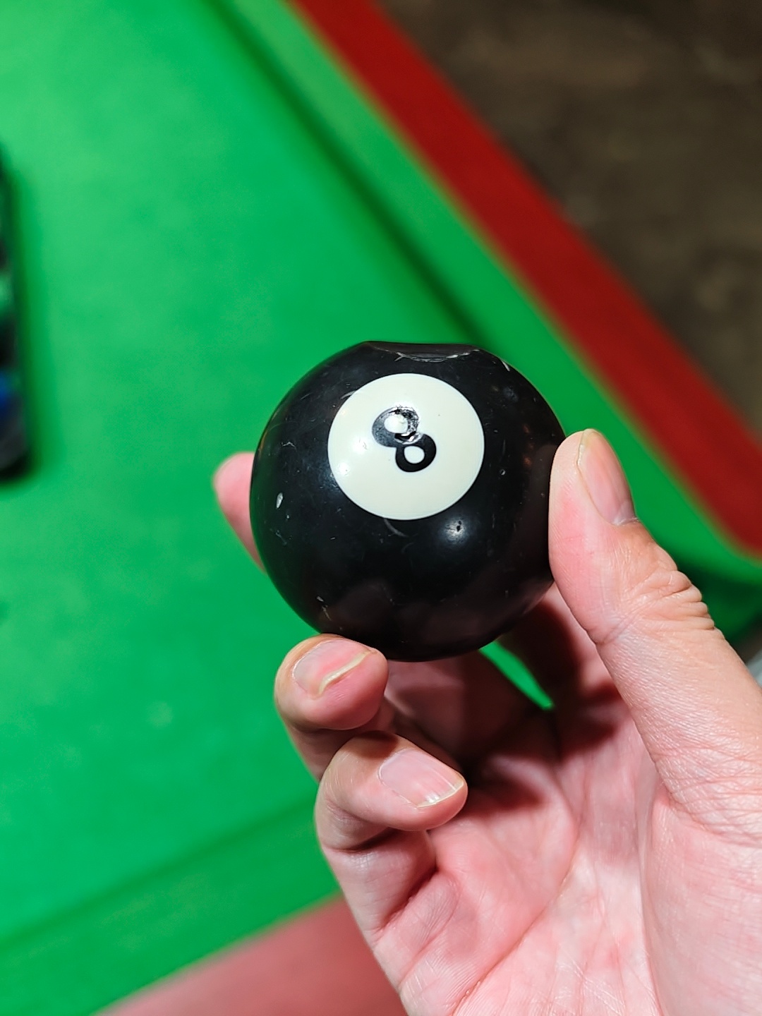 这个黑八是有点难打的