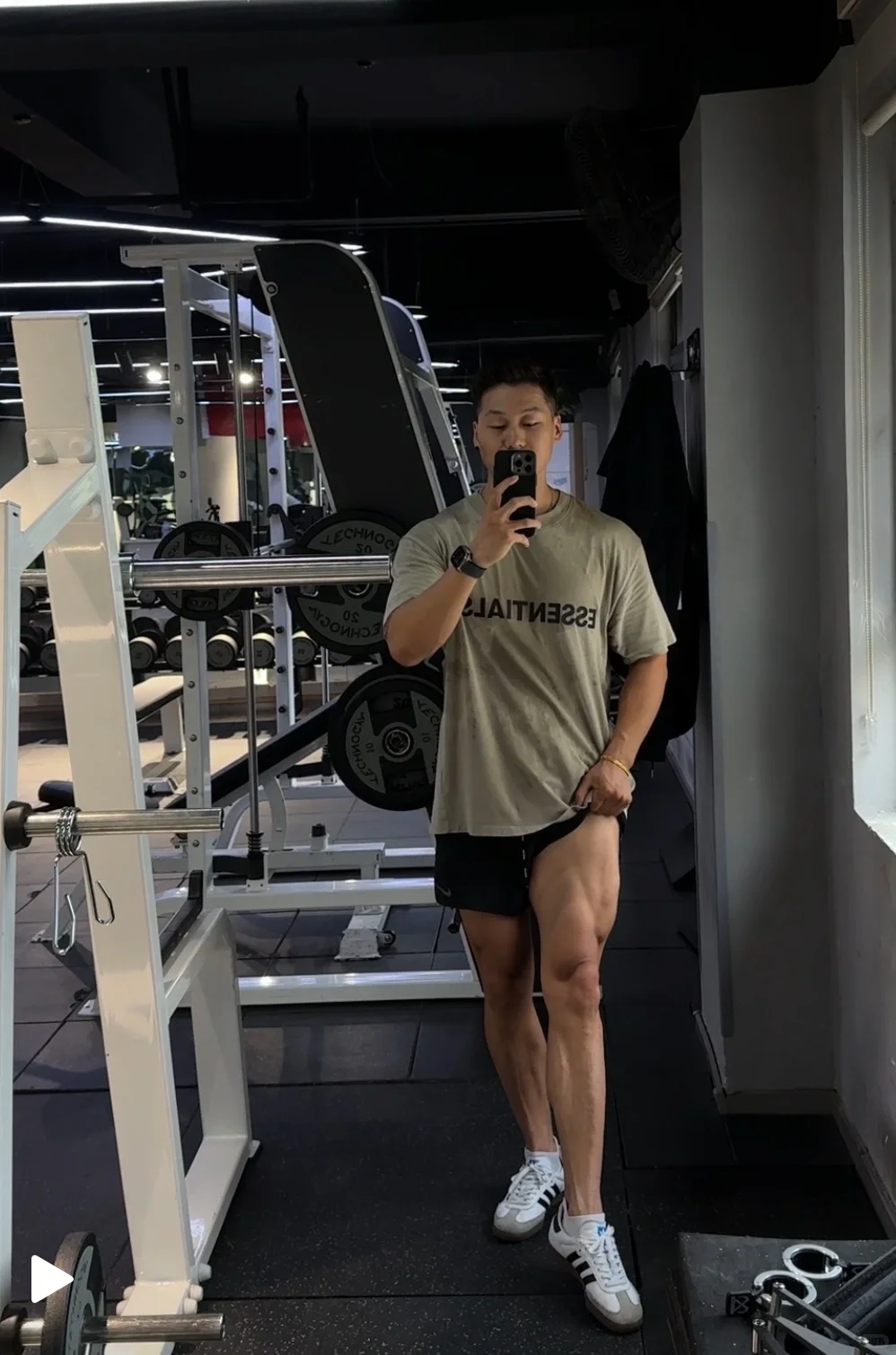 你练腿吗？