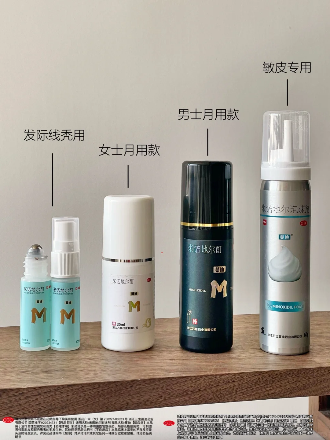 蔓迪米诺地尔全线测评 脱发女孩的自救指南