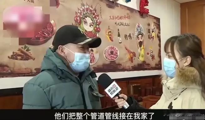 吉林长春，一名男子在关闭自家自来水阀门后，意外地迎来了楼上邻居的询问，因为他们家