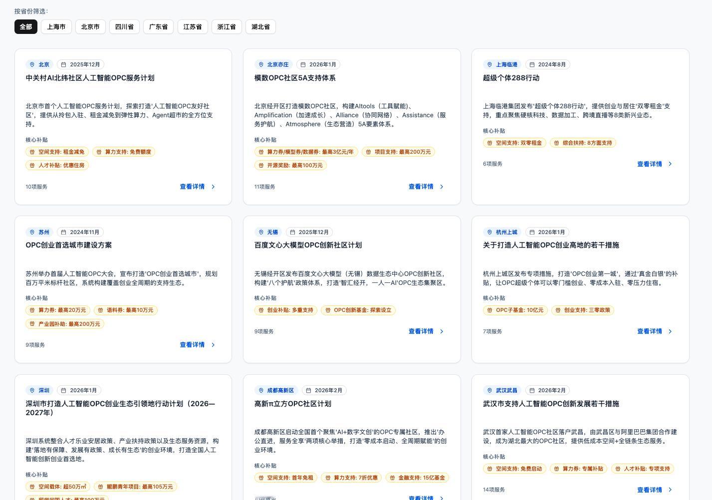 Easy同学正在独立开发 让 整理了下最近各地一人公司（OPC）相关的政策。虽然