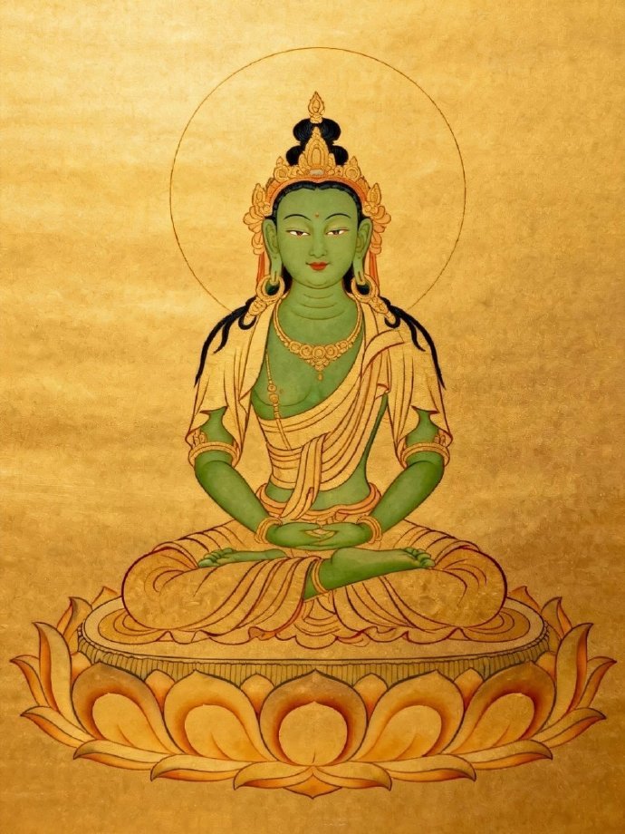 看到绿度母，说明你要转大运了，绿度母保你平平安安，转大运，一定要发愿，非常灵！！