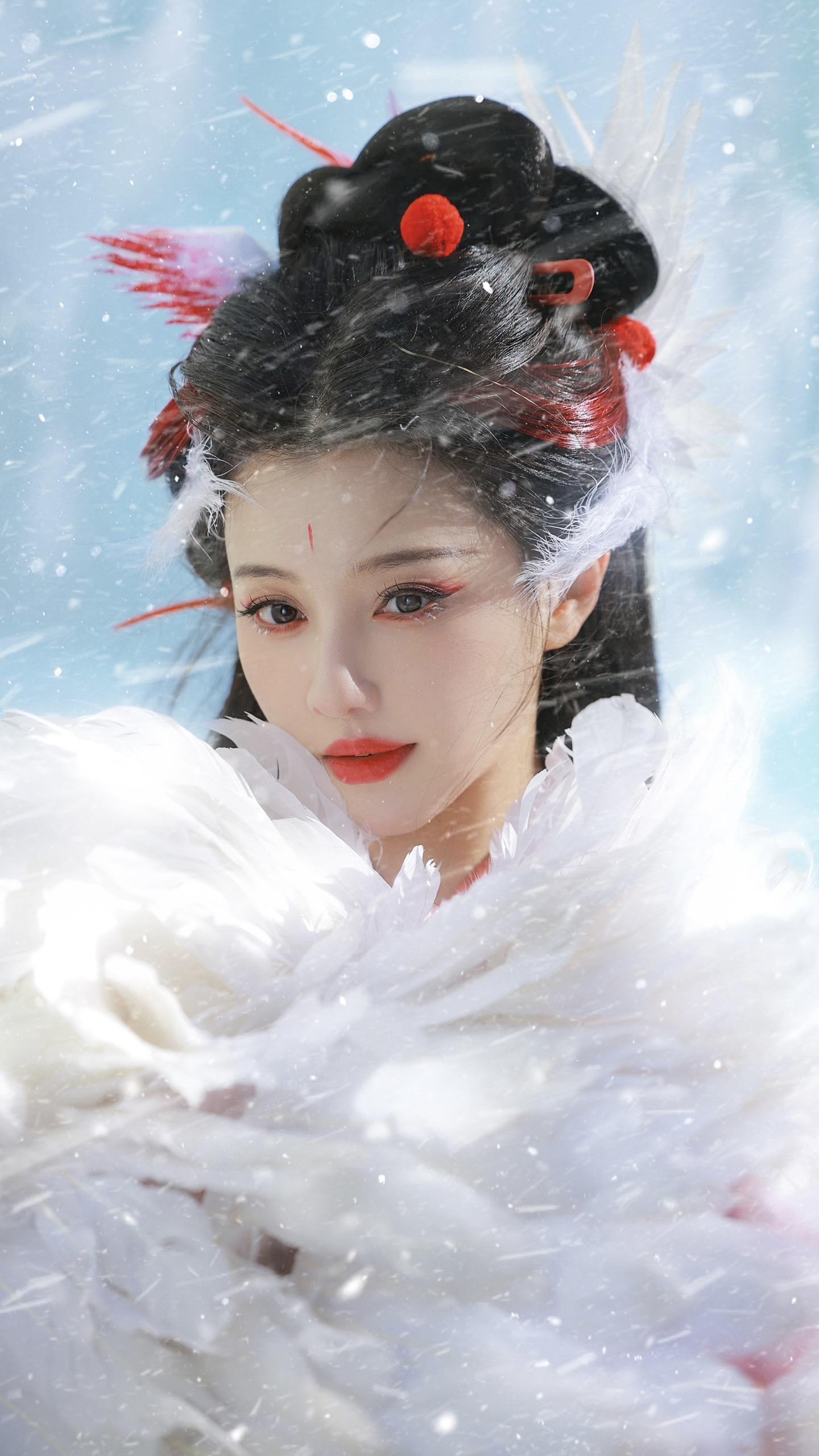 给“角姐”王鹤润拍的仙鹤～仙鹤祈福～祝大家元宵节快乐🎆