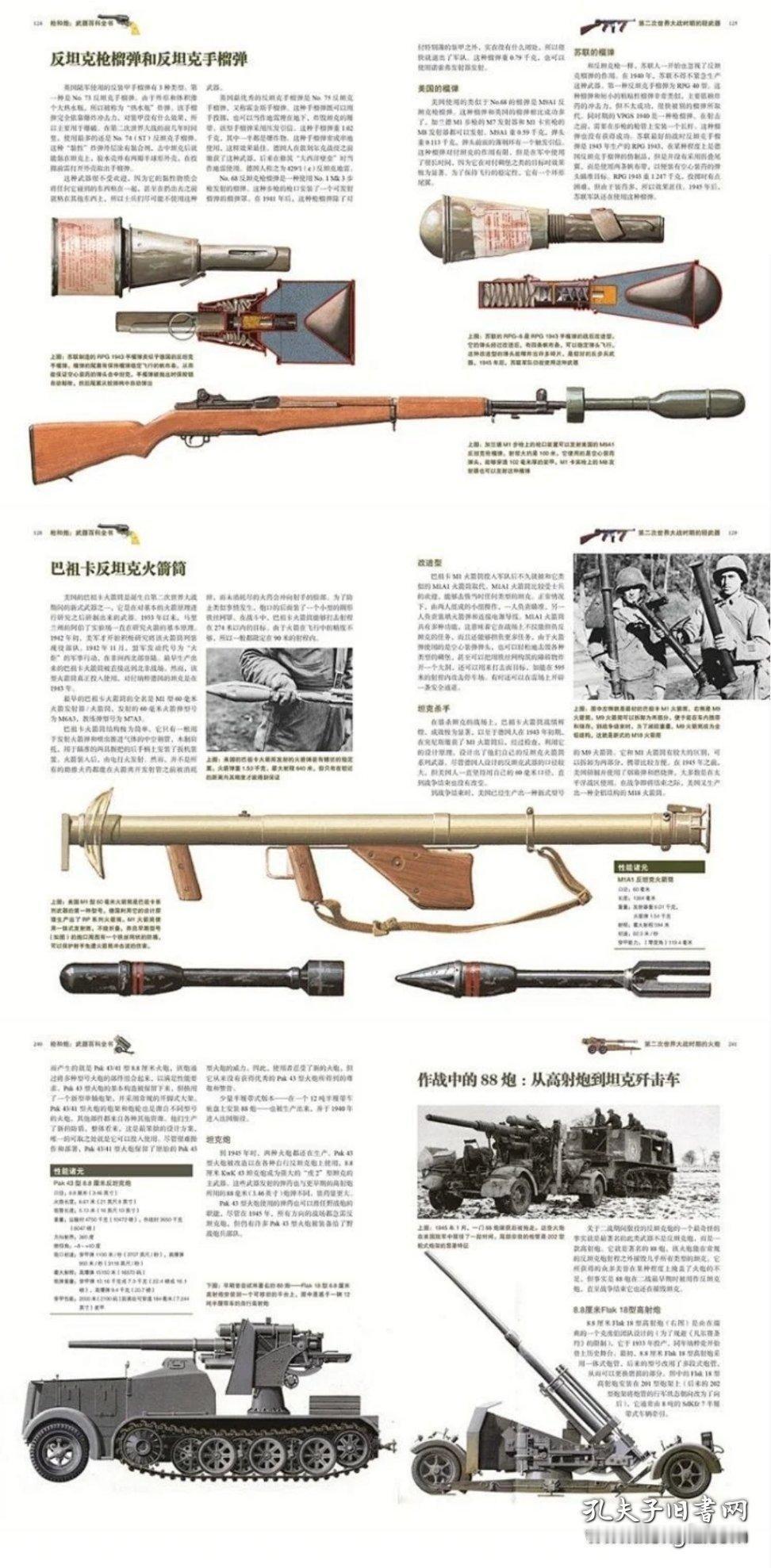 本书以详实生动的文字和超过6000幅历史档案图片、3D工艺图片介绍各种火炮、手枪