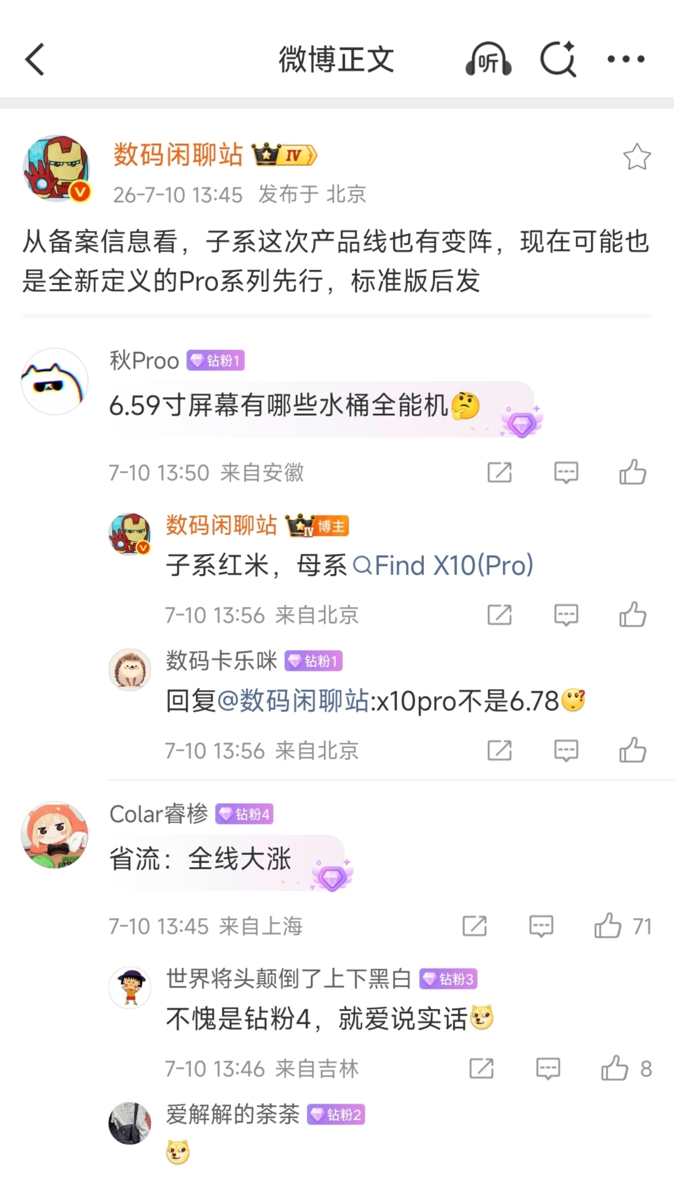啊？迭代子系也要分开发啊？子系产品线有调整，全新定义的Pro系列先发，标准版后发