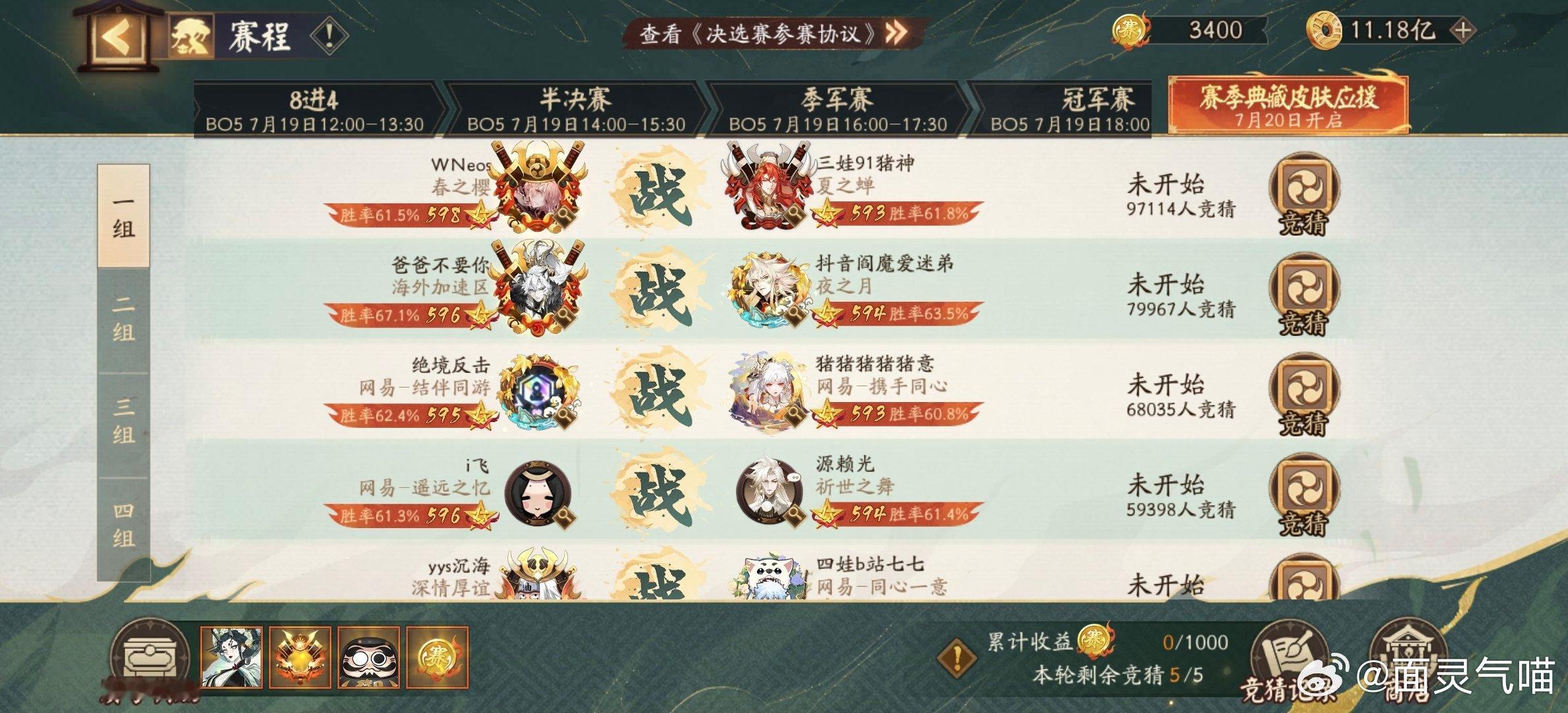 【决胜巅峰】【寻龙逐英S1】赛事竞猜竞猜的奖励是「赛事赏金」，全程参与可以获得1