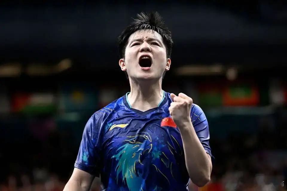 全运会乒乓第二金诞生！樊振东卫冕势头猛，王楚钦采访谈差距。大湾区全运会乒乓球赛正