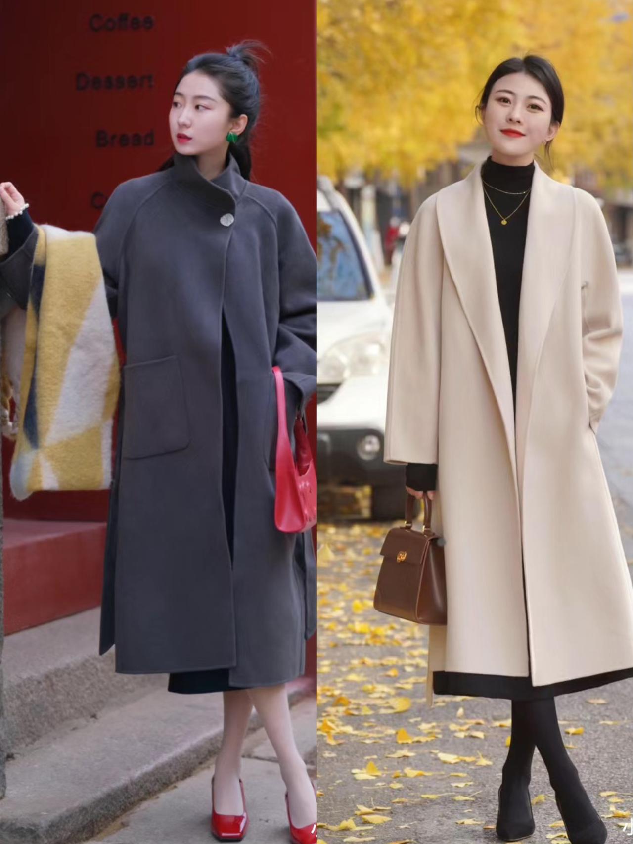秋冬季节的体面，都是“大衣+高跟鞋”给的，时髦摩登又显贵！
大衣和高跟鞋的搭配是