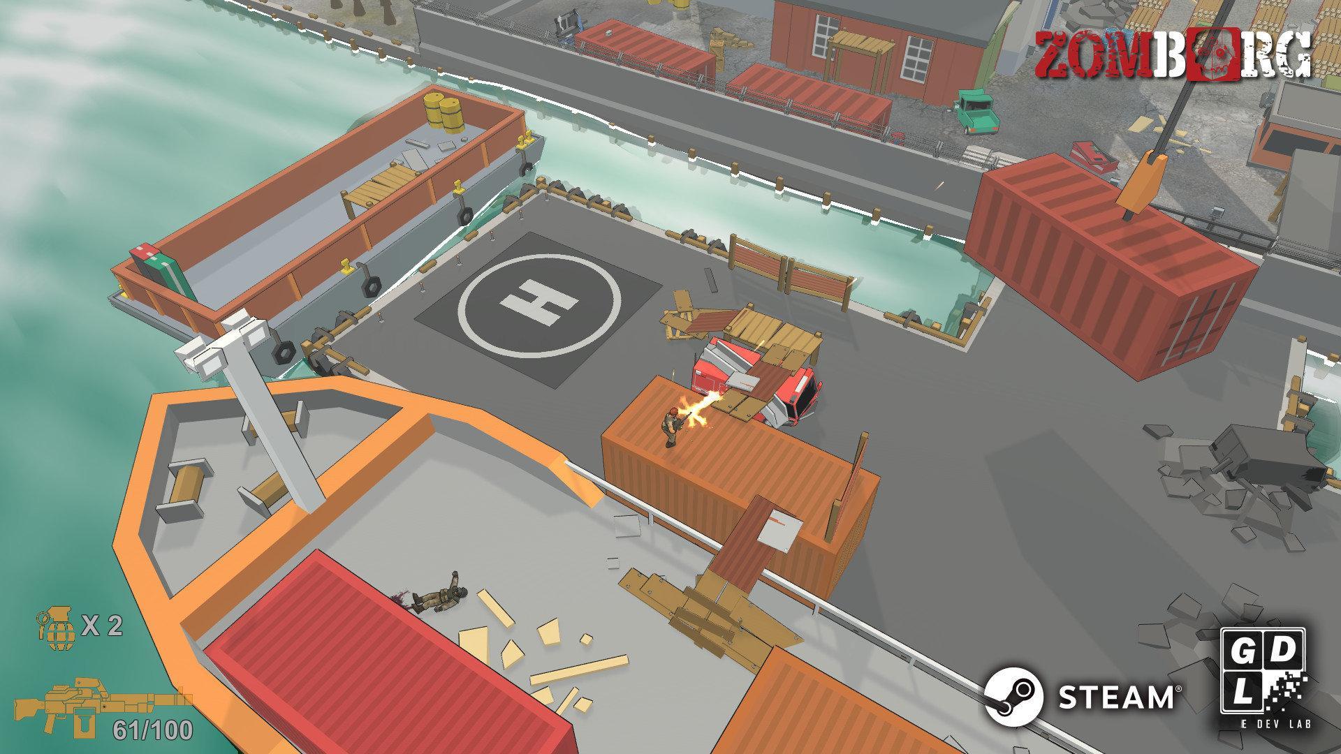 【Steam喜加一】末日丧尸射击游戏《Zomborg》现可在Steam免费领取，