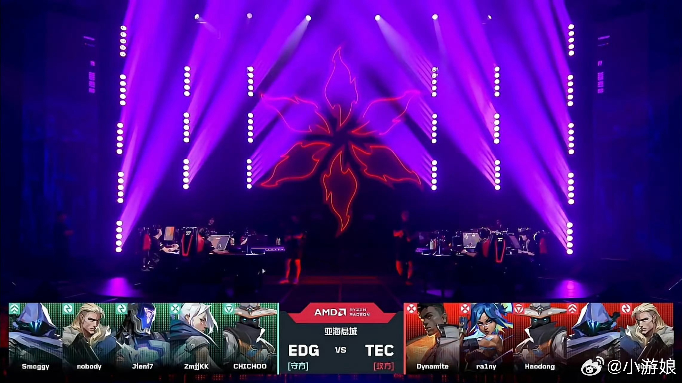EDG 1-1 TEC：图三亚海悬城 双方阵容选择如下EDG入围赛对阵TEC20