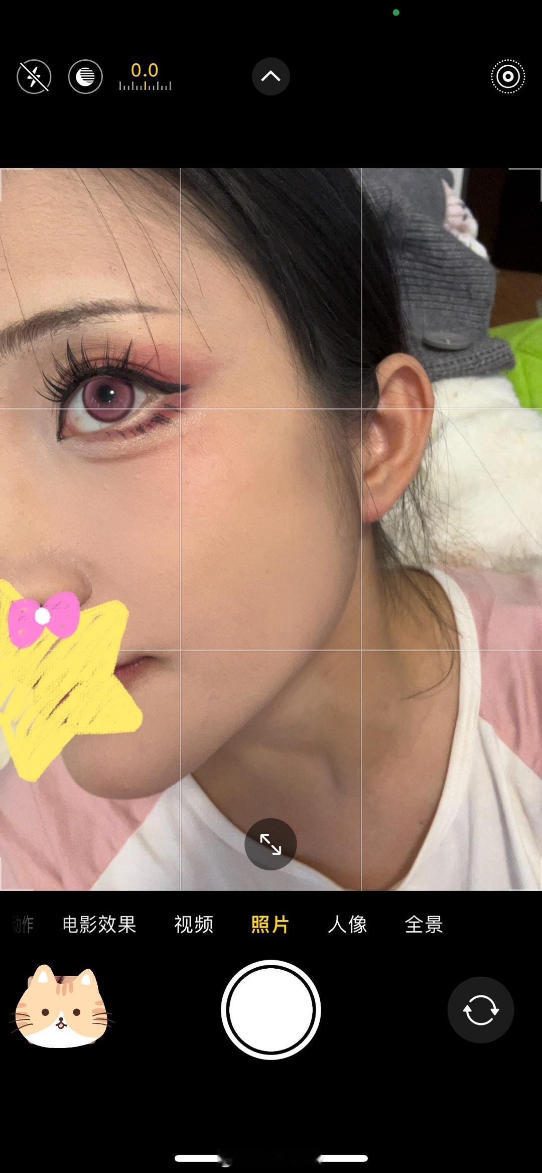 纯原相机 给你们看凑单买的132块钱的粉底液妆效果 有种妈生好皮的感觉 比我60