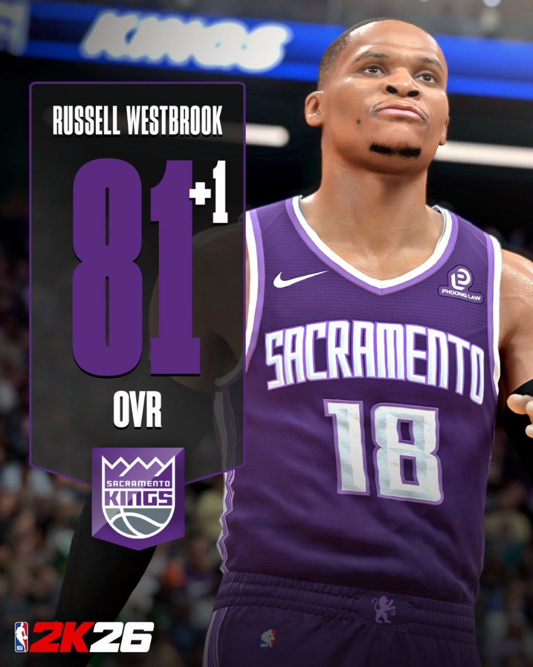 刷到威少2K能力值上涨的图，这脸捏的憨中憨