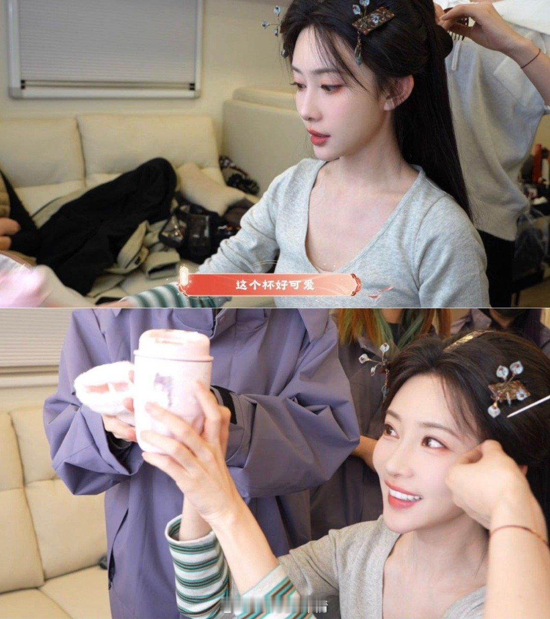 孟子义将门独后开机记录 孟子义新剧开机记录太用心了！和团队沟通造型时认真专注，给