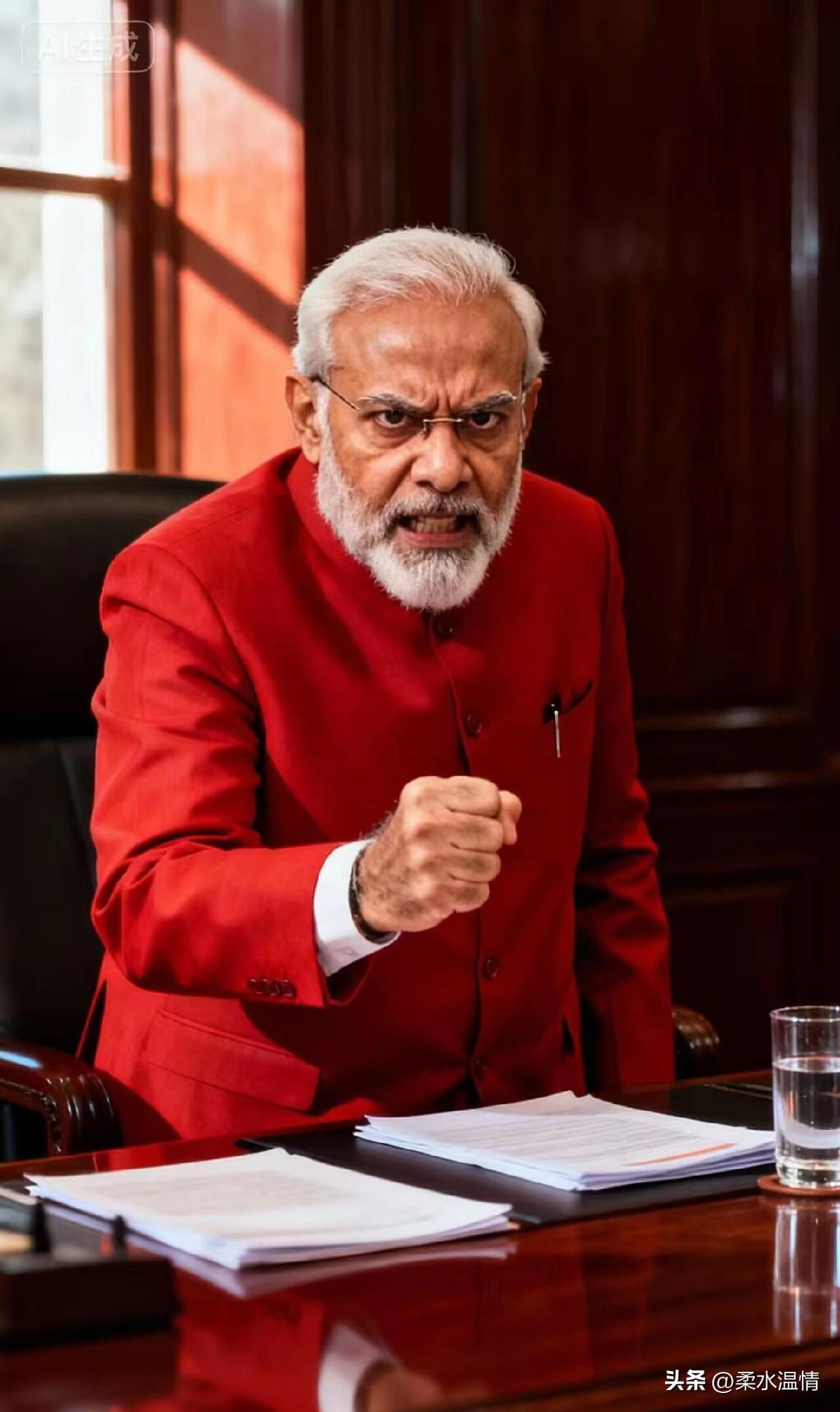 印度政府这回，脸估计有点疼。
前脚总理莫迪还在公开喊话，说印度已经是“全球第四大