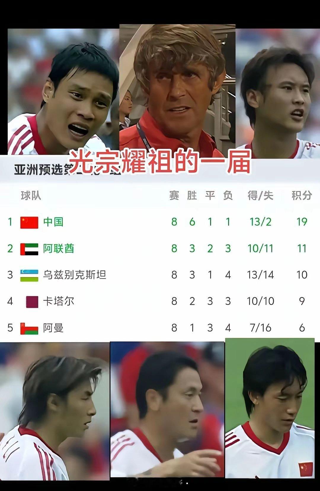 这应该是国足最光宗耀祖的时刻了。 ​​​