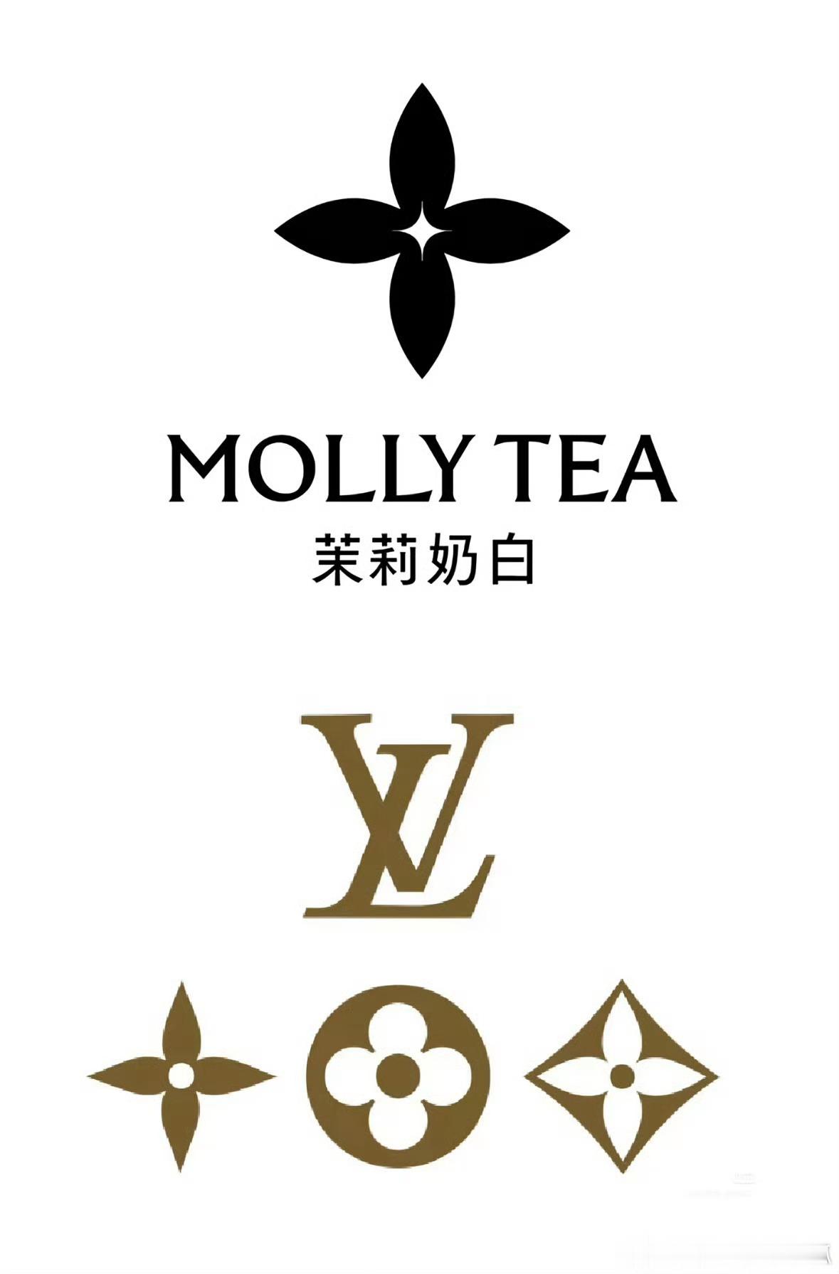 LV起诉茉莉奶白判赔1030万怎么说呢？LV如果不起诉还是很难将两个品牌关联起来