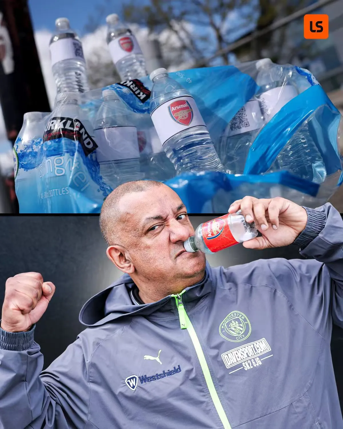 英语小课堂：曼城球迷制作阿森纳队徽水瓶是何意味？