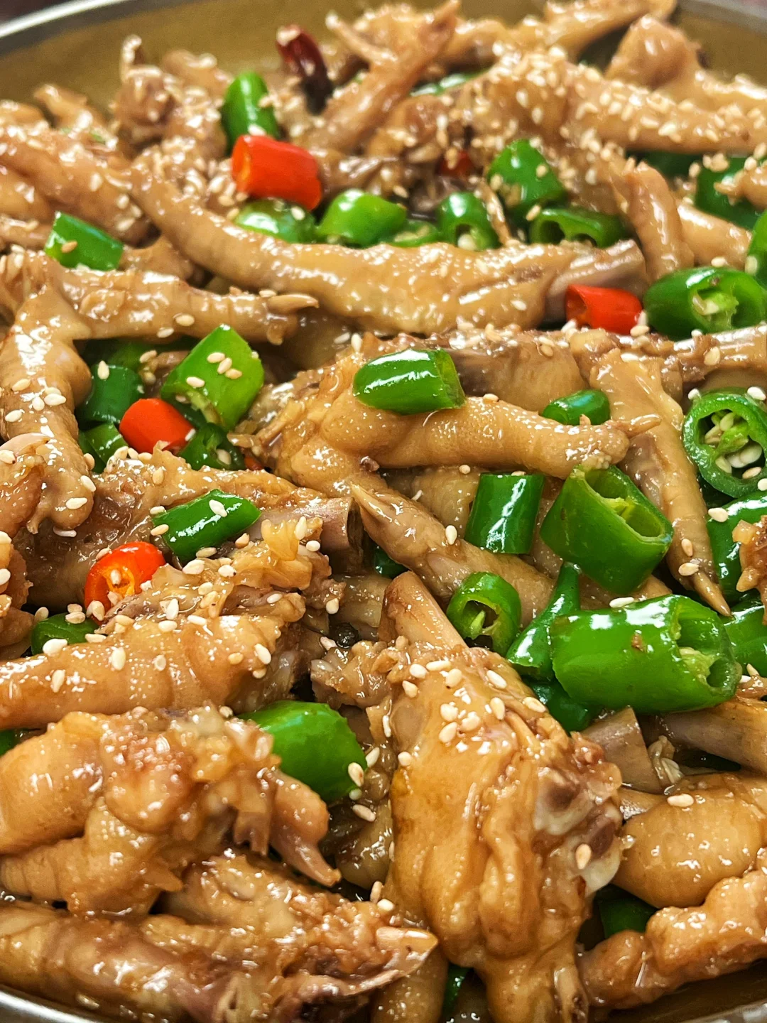 国庆家宴菜｜鲜椒鸡爪